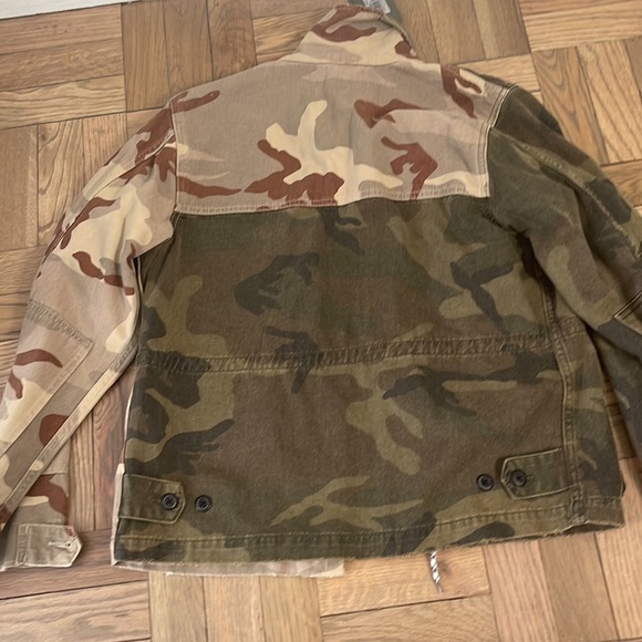 ALL SAINTS jacket not worn size small finch camo jacket - Picture 9 of 13